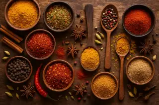 Яркие специи и смеси
