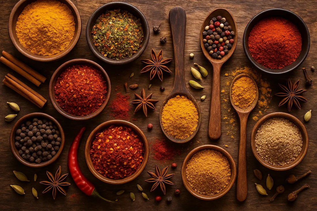 Яркие специи и смеси